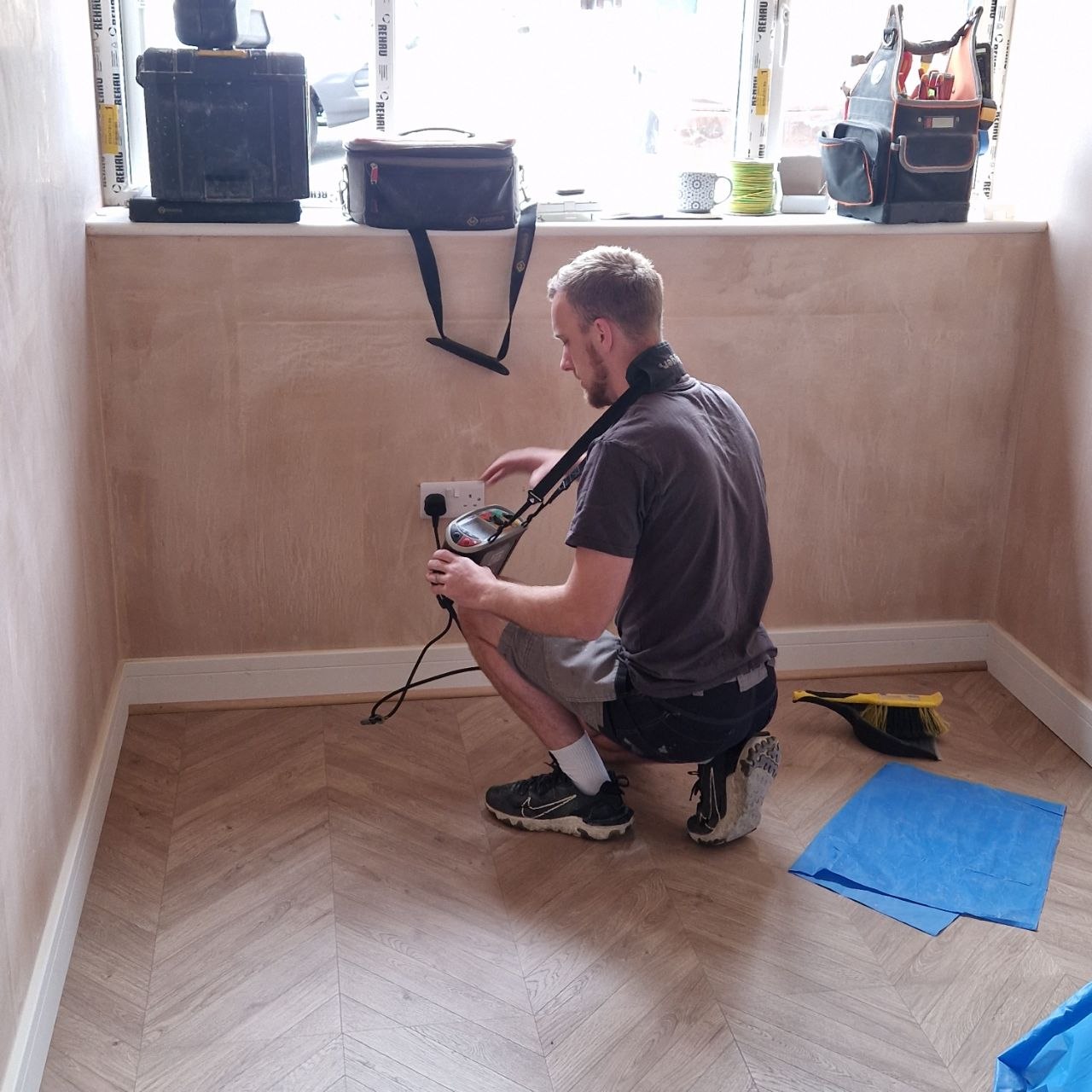 Andy Sagar, owner of AGS Electrical